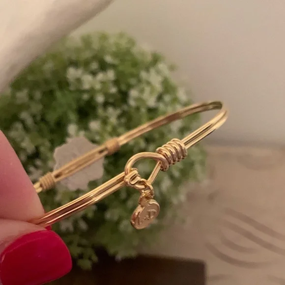 Luca + Danni Gold Bracelet with Poinsettia Flower - Picture 10 of 17